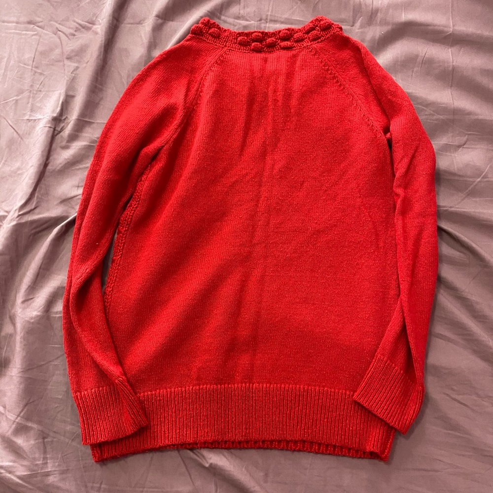 LOFT Red Sweater - Picture 2 of 2